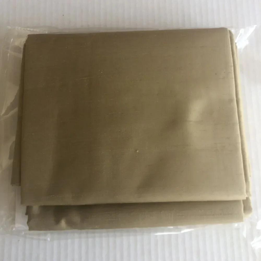 1 Pottery Barn DUPIONI SILK Drape Panel Curtain Pole Top 50x96 Color - Clay NEW